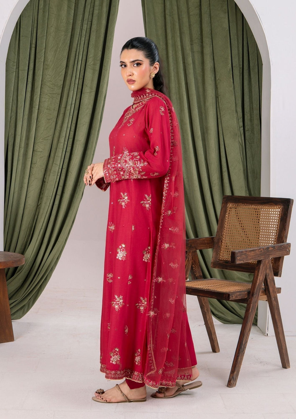 Alfatah Pret Embroidered Lawn ZAUQ S25 0005 Women 3pcs