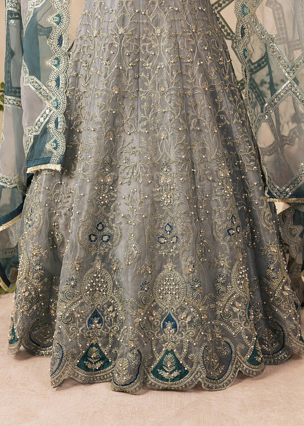 Diara Couture SHAHBANU DF 13 FROST BLUE Women 3pcs