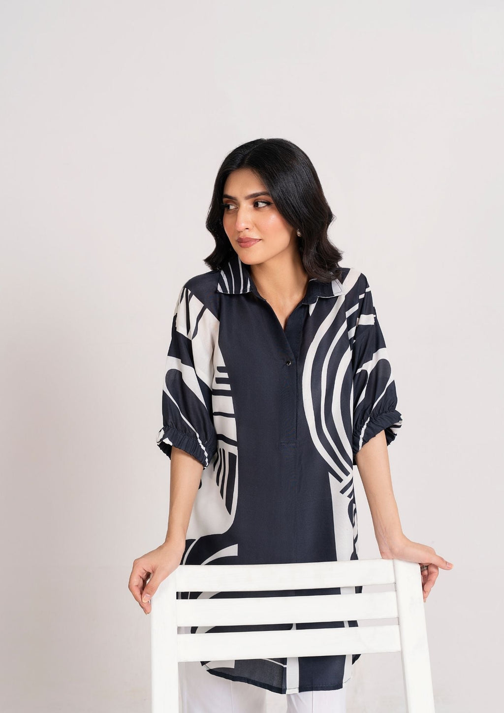 Jupiter Swiss Silk Midnight Monochrome F25 0015 Women 2pcs