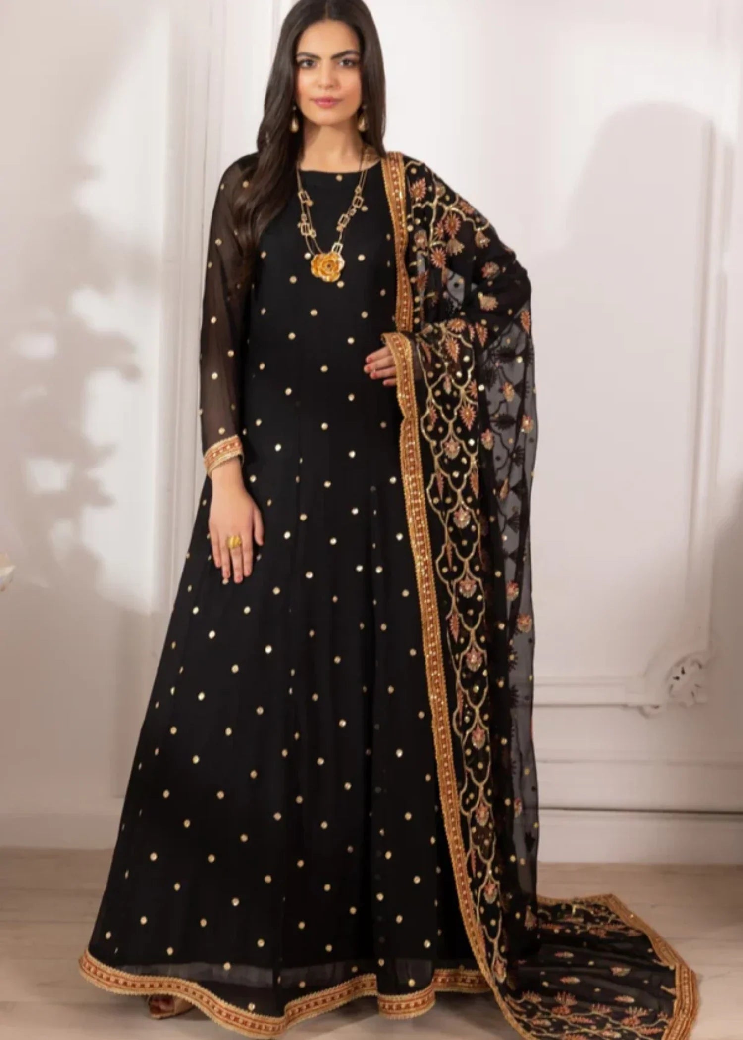 Mohagni MGG 106 CHIFFON STITCHED Women 3pcs