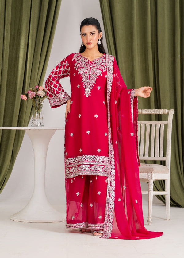 Four Season Boutique MEHERBAAN HOTPINK Women 3pcs