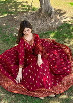 1 Mahoor Haven MAROON 0051 Women 2pcs