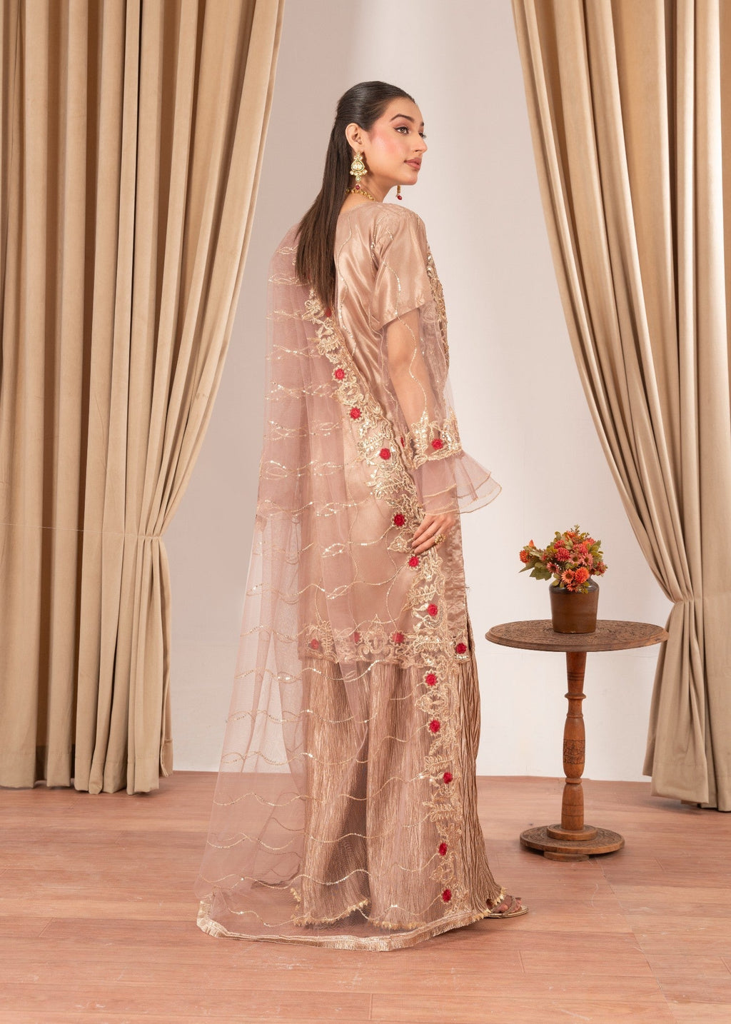 Four Season Boutique MALHAAR CRUSH COFFEE Women 3pcs