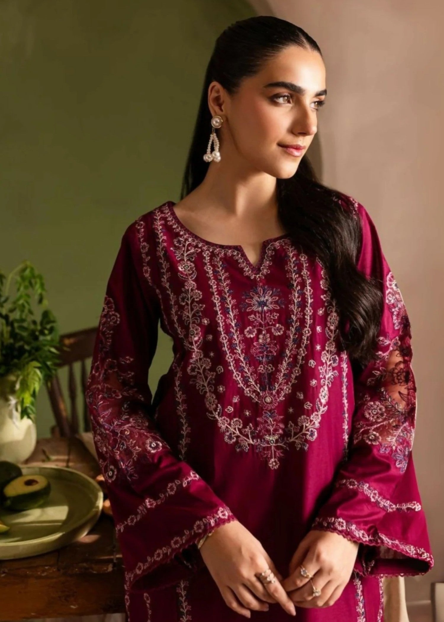 Chaudhary Arts shyrl Embroidered Women 2pcs