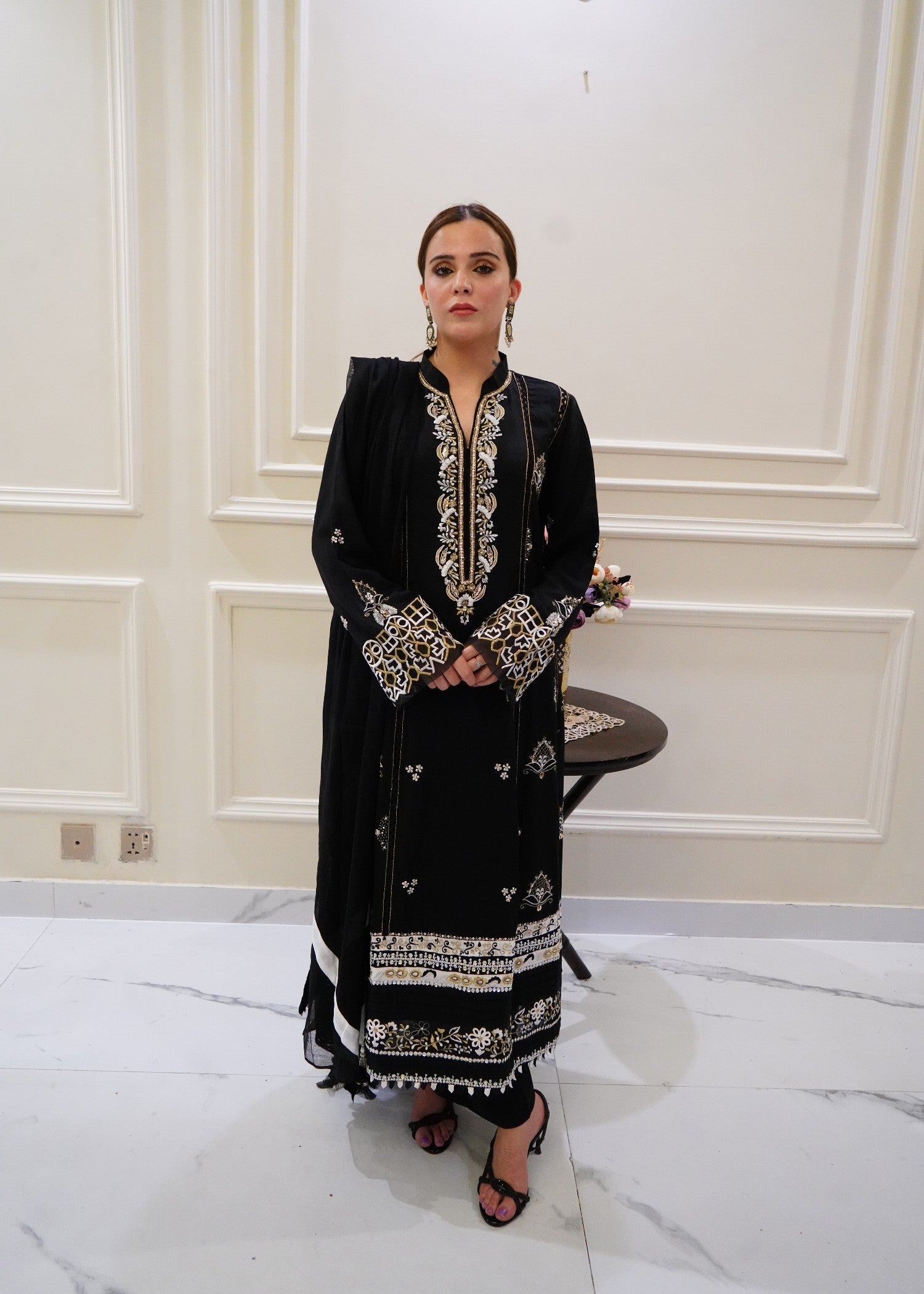 Fernazcouture Black Edit Women 3pcs