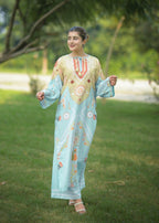 Tehzeeb Libas PASTEL PRINTED Women 2pcs