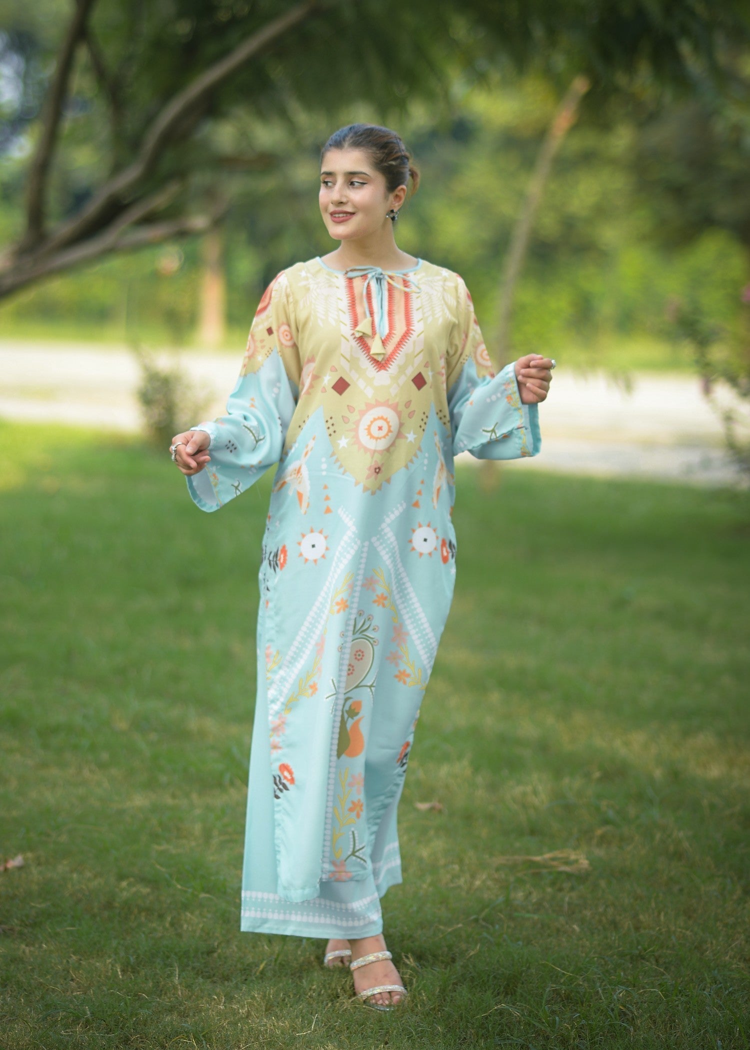 Tehzeeb Libas PASTEL PRINTED Women 2pcs