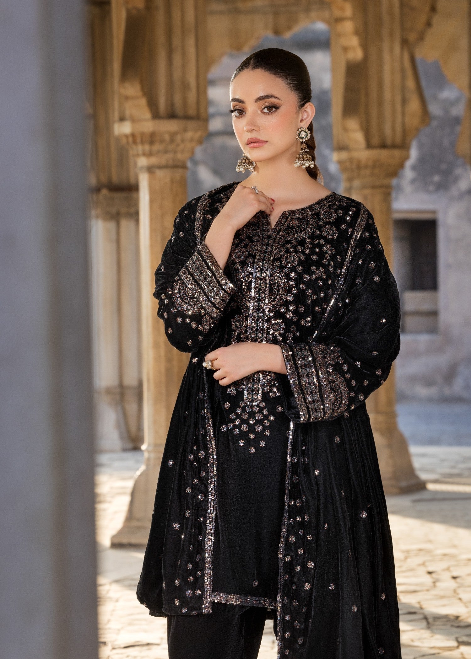 Bin Tayyab BT006529 BLK Women 3pcs