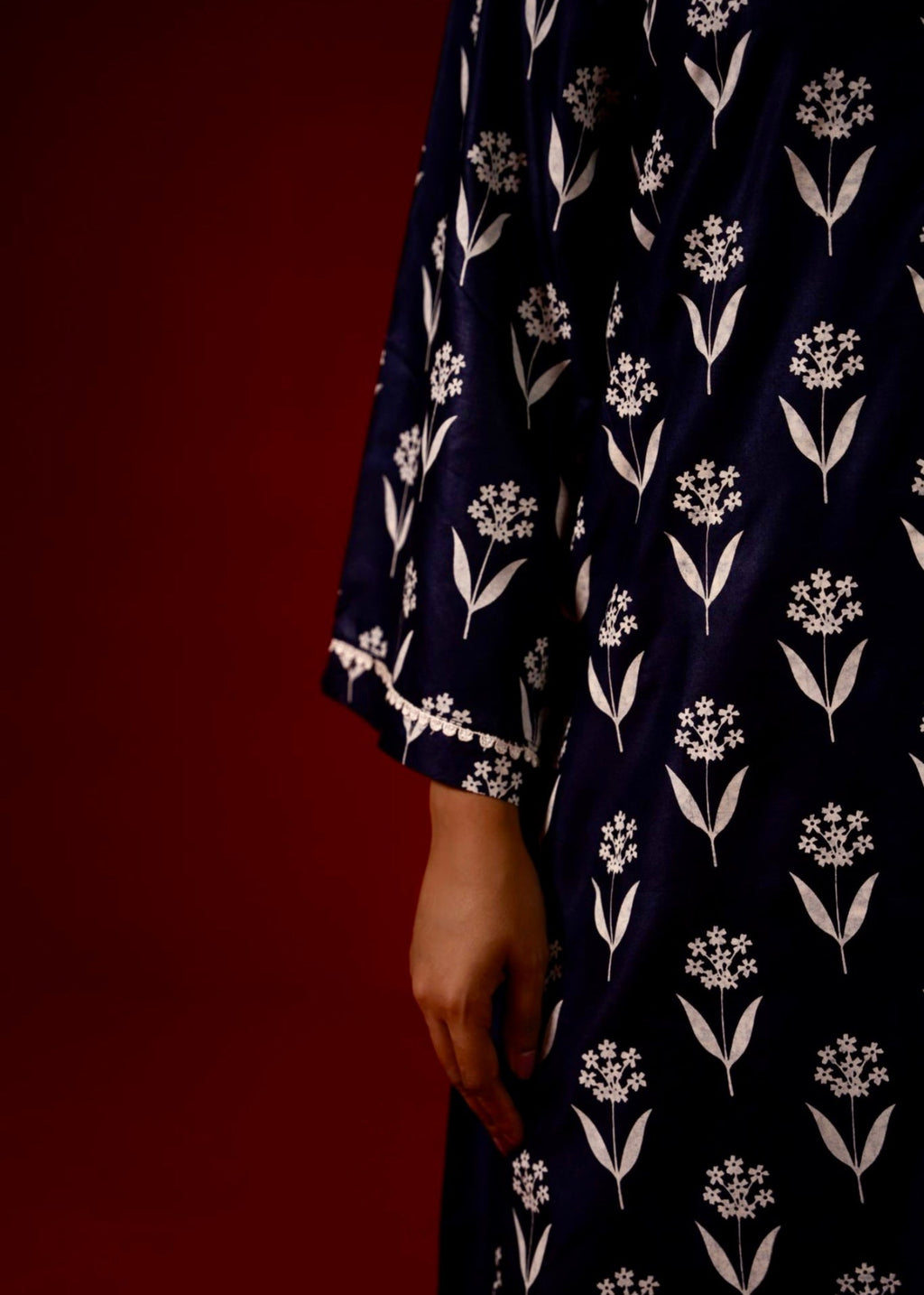 Zeenat & Zoha Navy Glow Women 2pcs