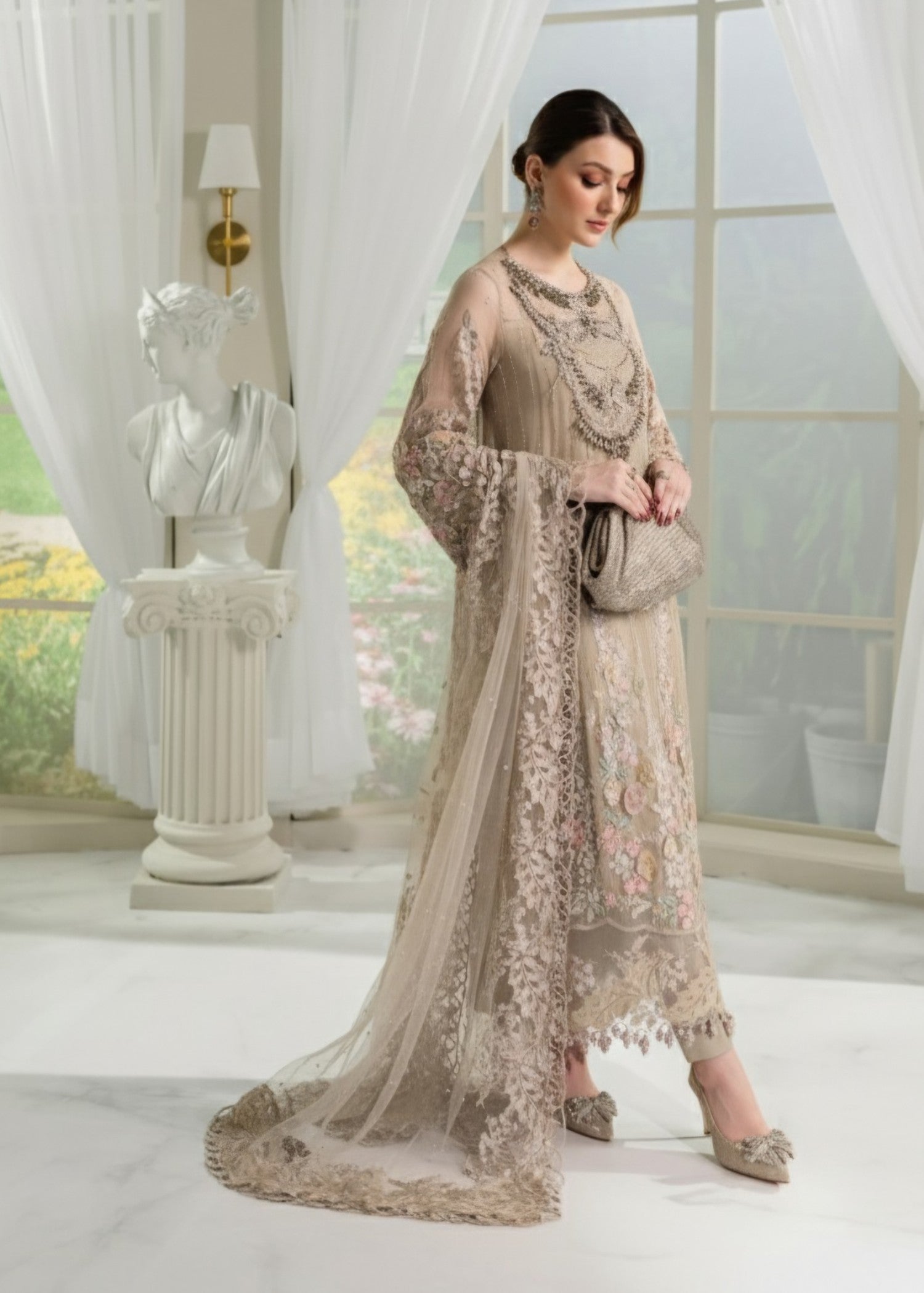 Malhaar MAL CF 4356 BROWN Women 3pcs