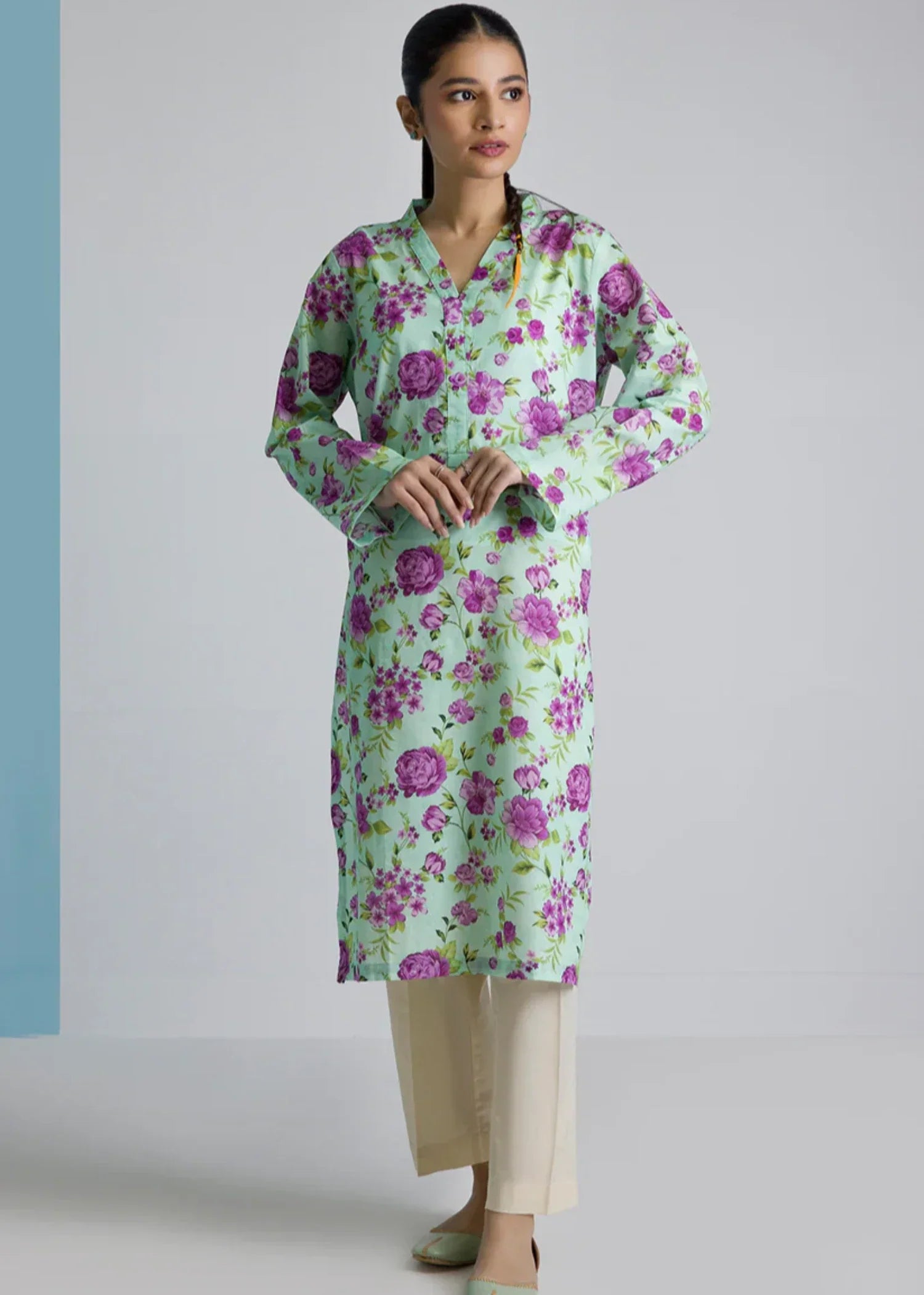 Zellbury WPC2512601 Pastel Green Women 1pcs