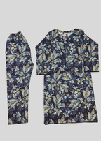 Salimas Modern Plaid Printed Lawn Suit Women 2pcs