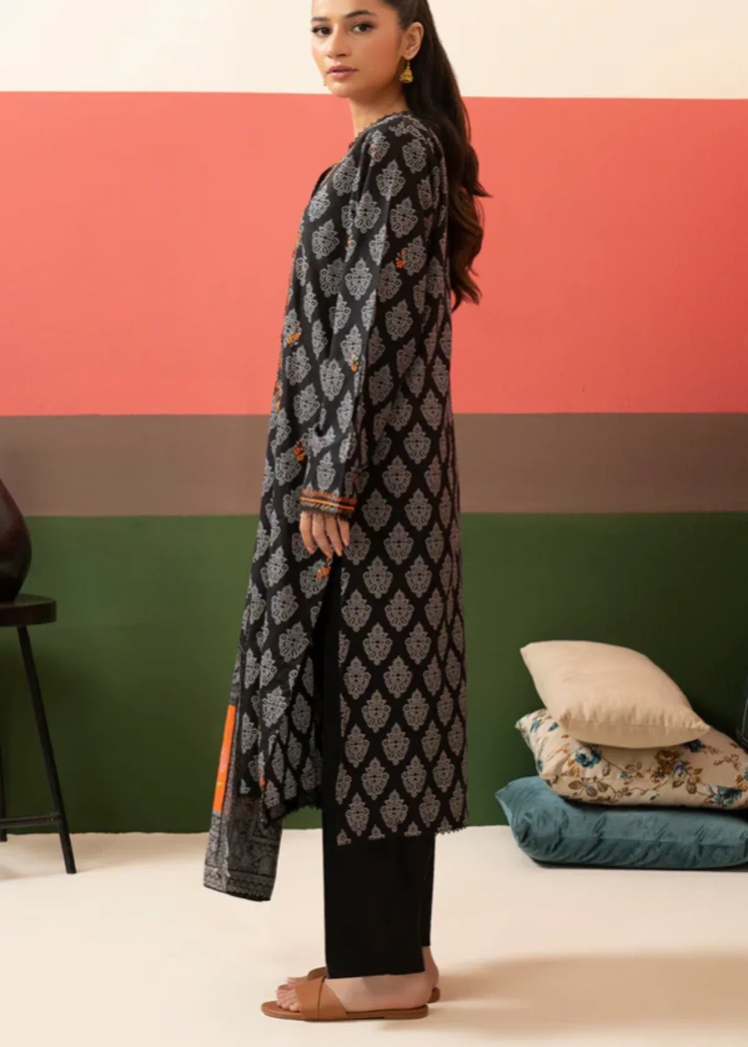 Zellbury Embroidered Kurta Dupatta WPS2521506 Women 3pcs