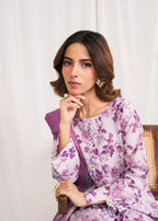 Sahibas By Mirza Phool Purple Women 3pcs