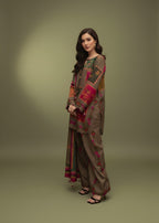 Fabric Garden Zeenat e Khaki Women 3pcs