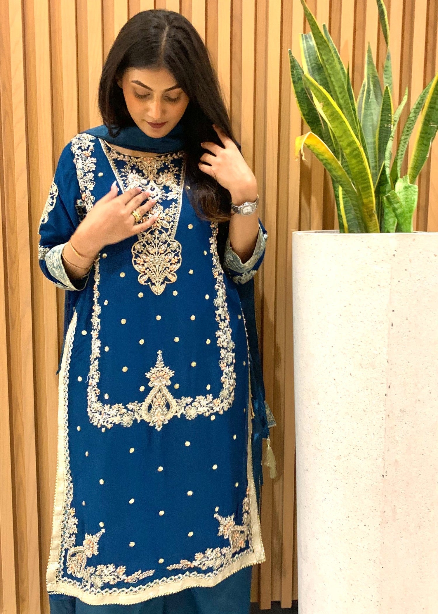 Waniya Awais WAS 80 Women 3pcs