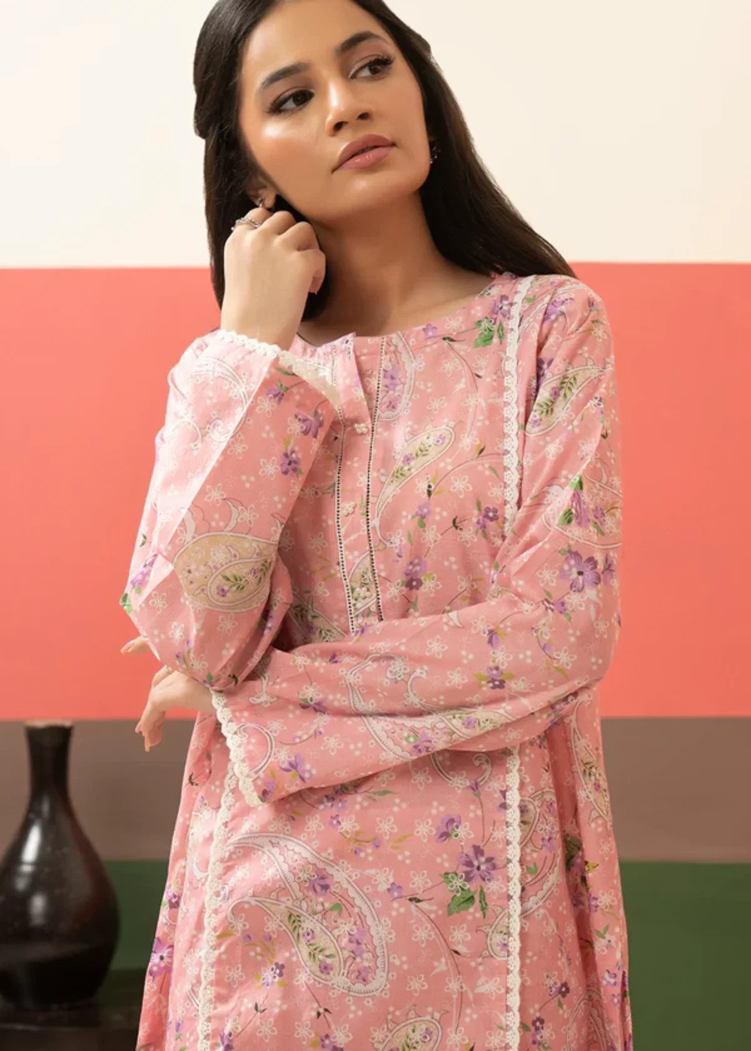 Zellbury Kurta Trouser WPS2522038 Women 2pcs