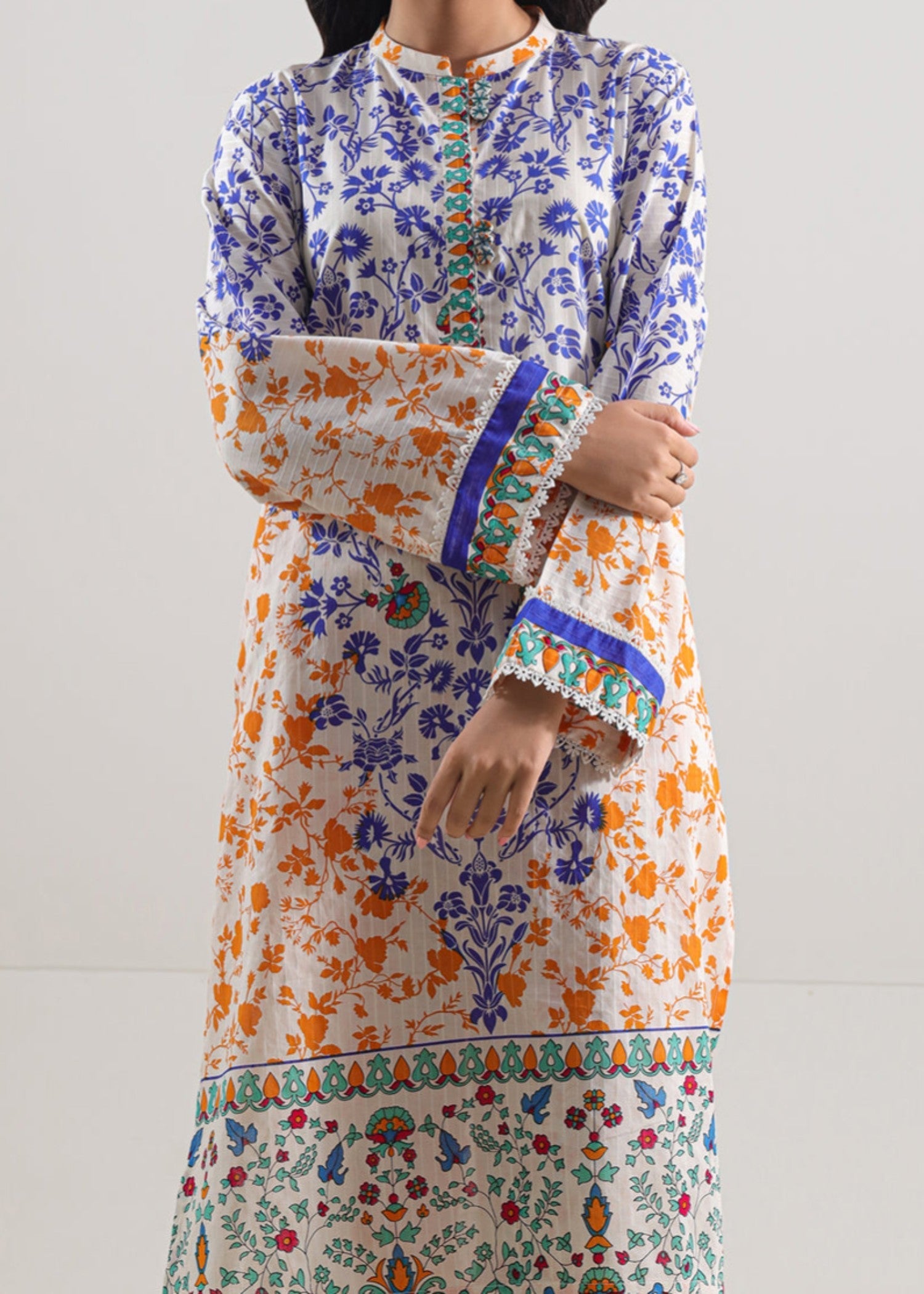 Saya Printed Lawn Stitched Shirt WP1P 2170 Women 1pcs