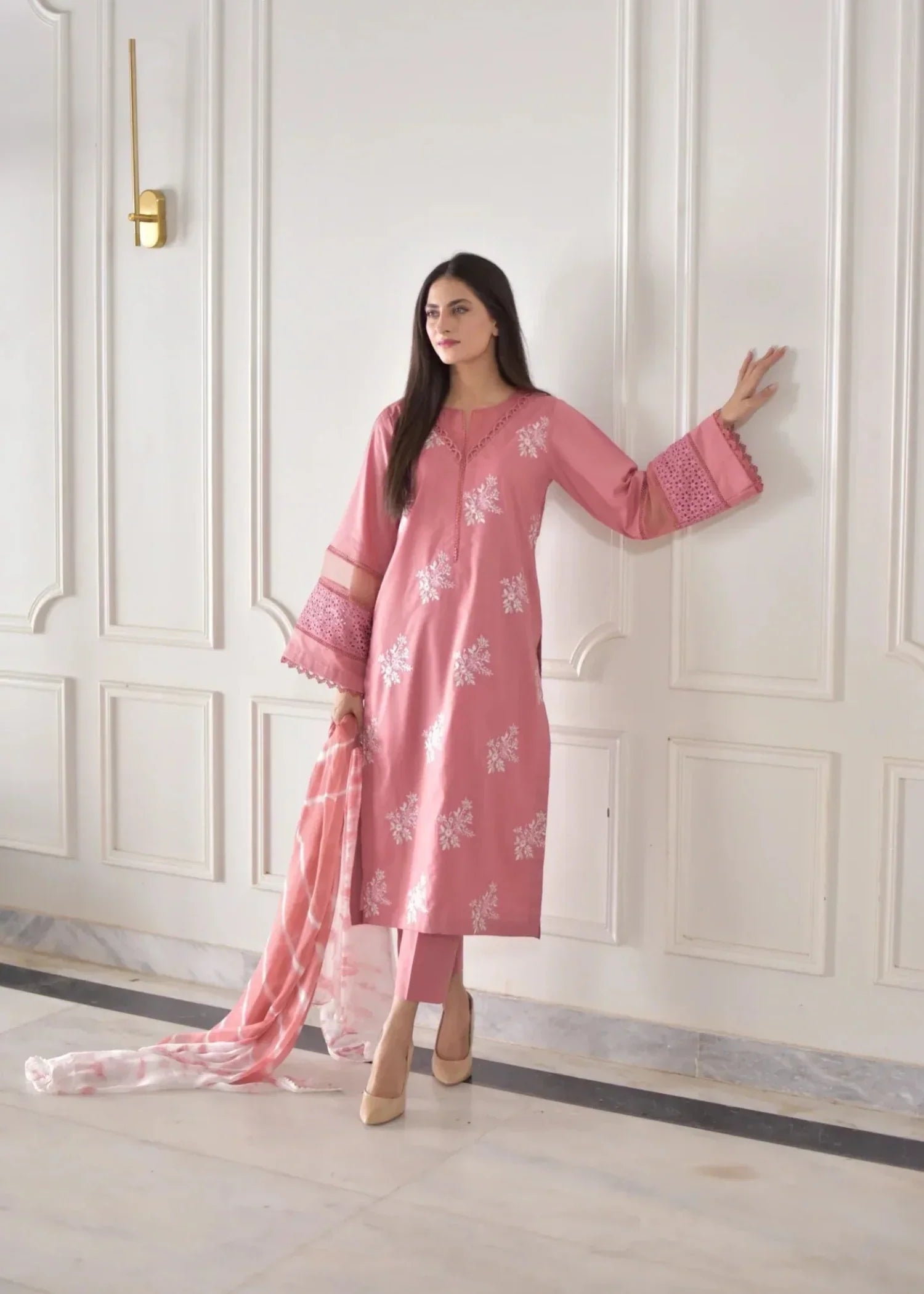 Chaudhary Arts Nora Embroidered Women 3pcs