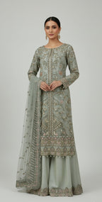 Malhaar AR 120 Pastel green Women 3pcs