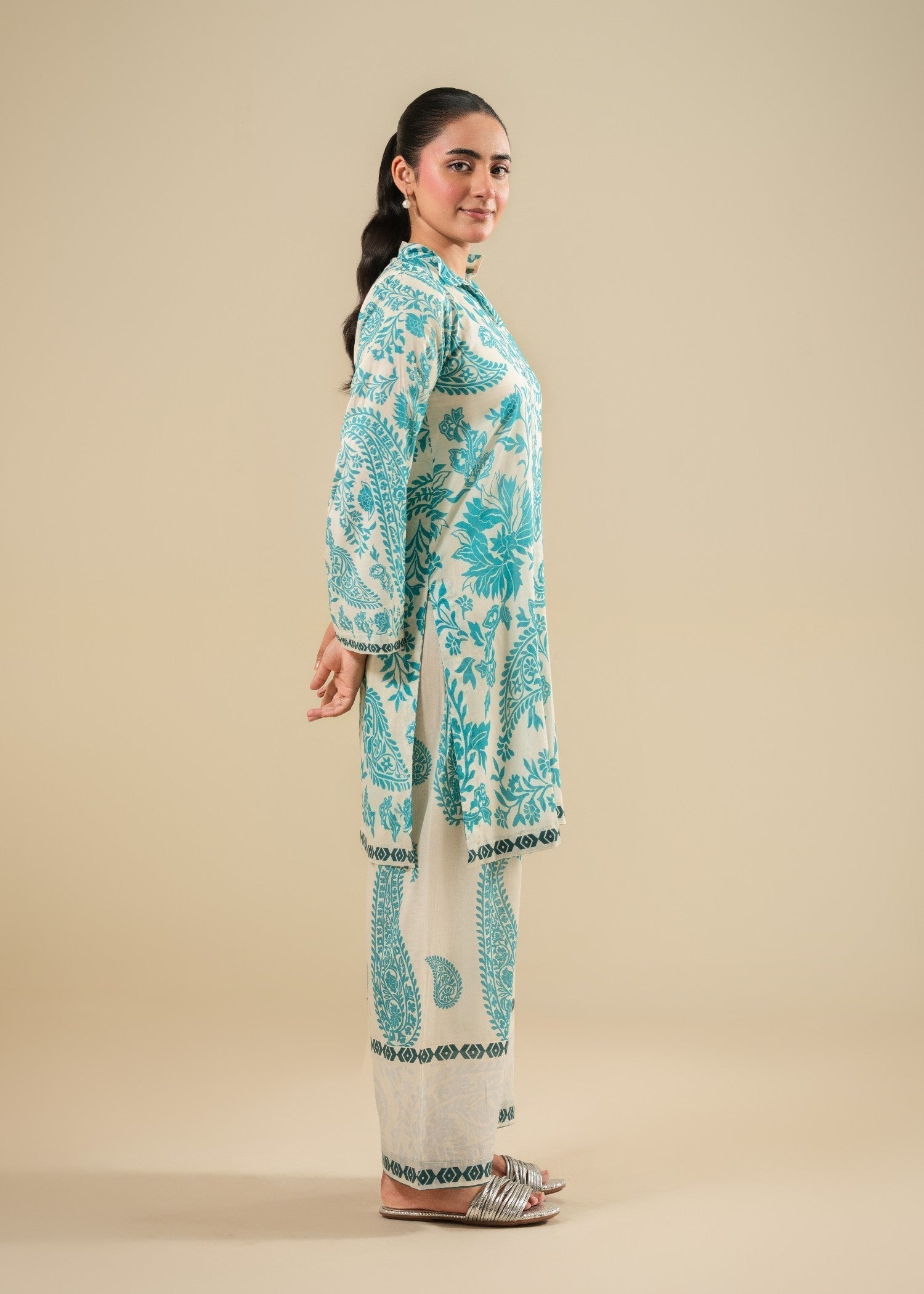 Akhrot Clothing Aqua Serenity Women 2pcs