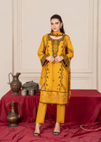 Four Season Boutique ZIRWAH COTTON MUSTARD Women 3pcs