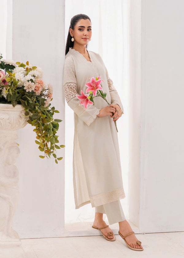 Sahibas By Mirza Xevi White Women 2pcs