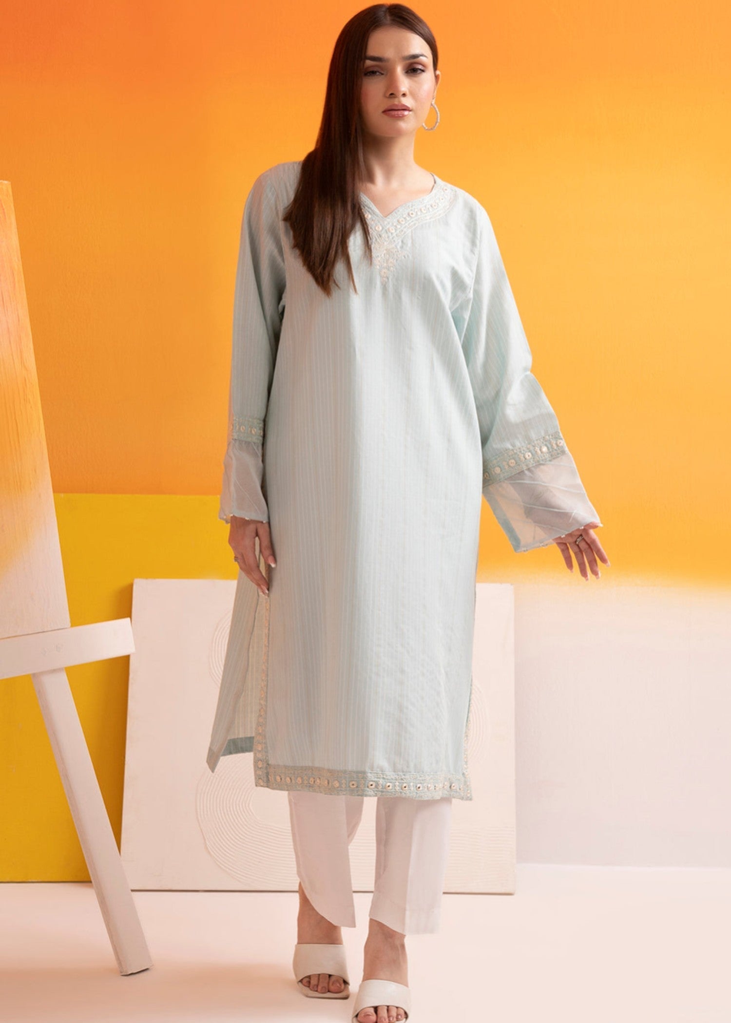 Zellbury WPS2512528 Sky Blue Women 1pcs
