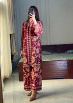 Ayesha B meroon (zaib) Women 2pcs