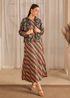 Sahibas By Mirza Mandarin Green Women 1pcs