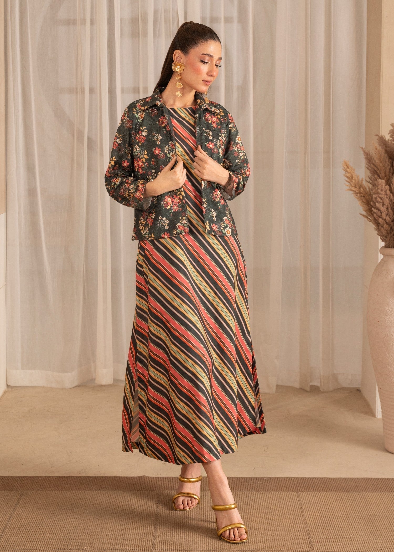 Sahibas By Mirza Mandarin Green Women 1pcs