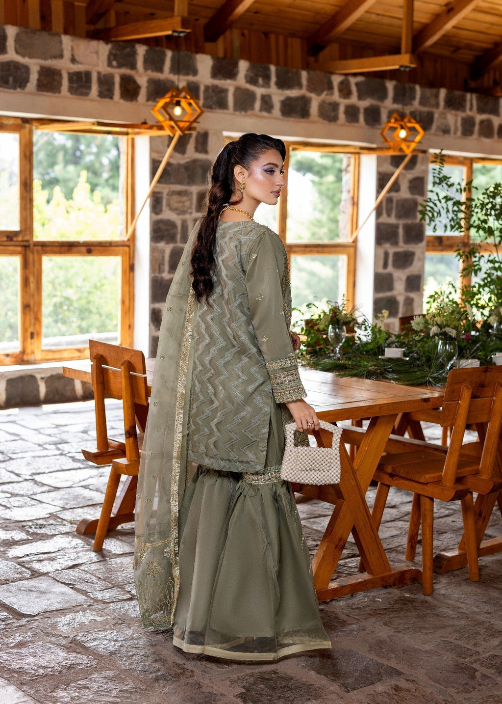 Diara Couture SHAHNOOR US 493 MINT Women 3pcs