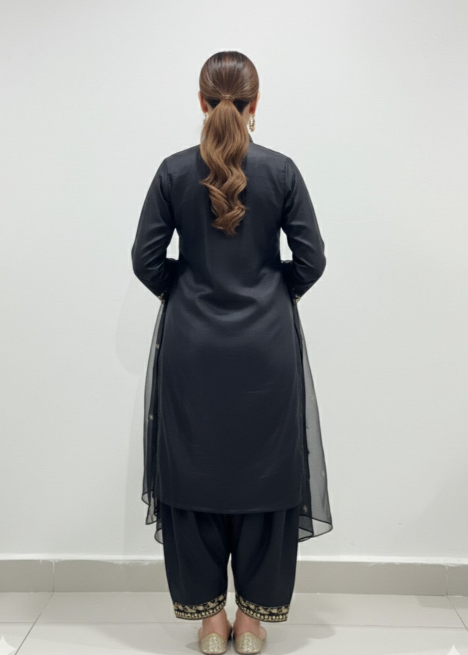 Shehroz Fashion BLACK FARSHI Women 3pcs