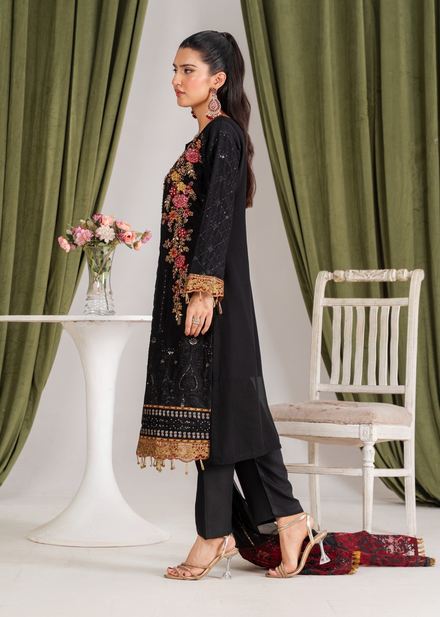 Four Season Boutique MHENAZ BLACK Women 3pcs