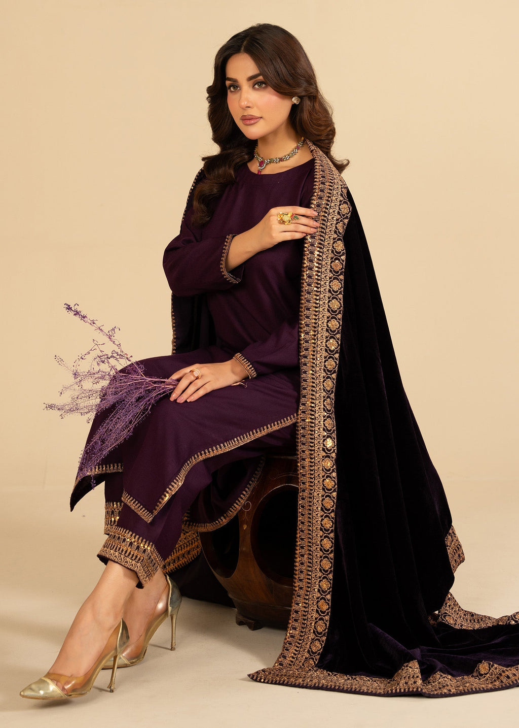 Momin Online Plum Women 3pcs