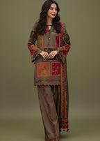 Fabric Garden Zeenat e Khaki Women 3pcs