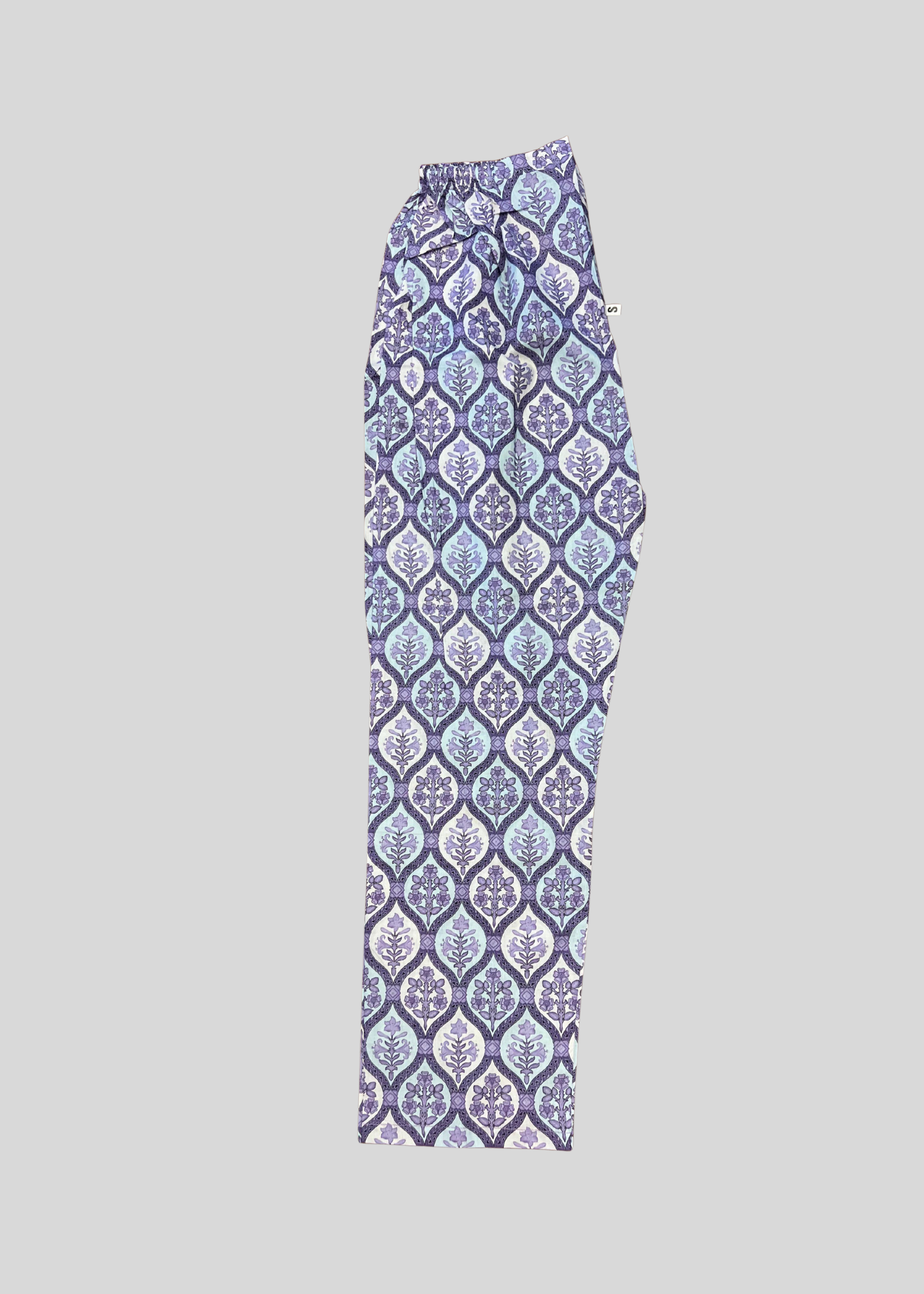 Salimas Elegant Lilac & Periwinkle Leaf Print Stitched Lawn Suit Women 2pcs