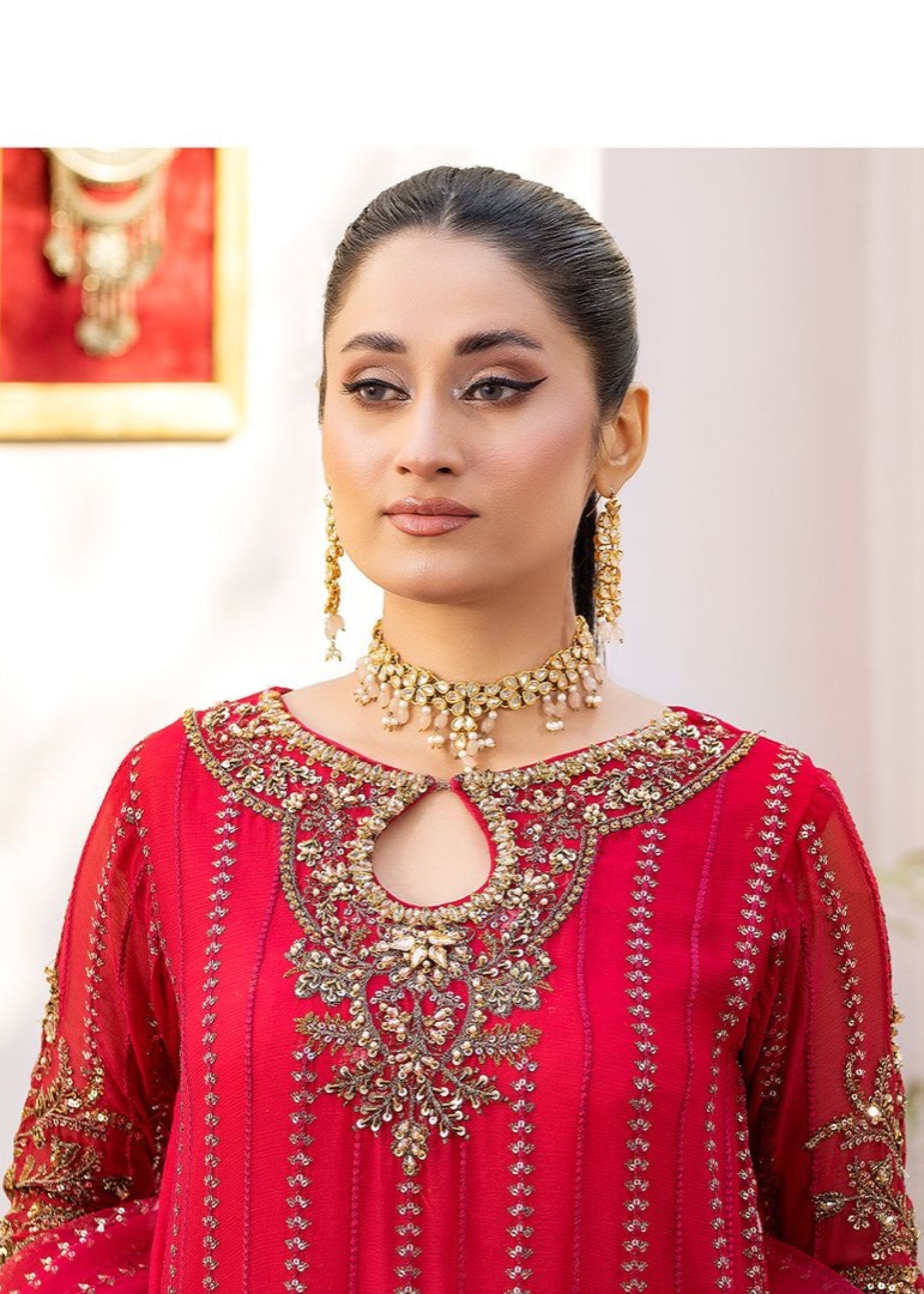 Suits By Sadia Hoty pinky Women 3pcs