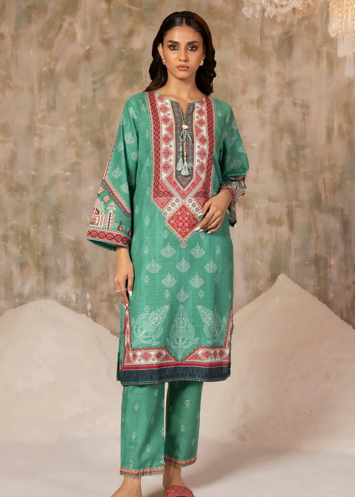 Zellbury WPW2423168 Green Women 2pcs