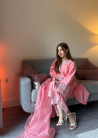 The Turkish Wear Pink Punch Women 3pcs