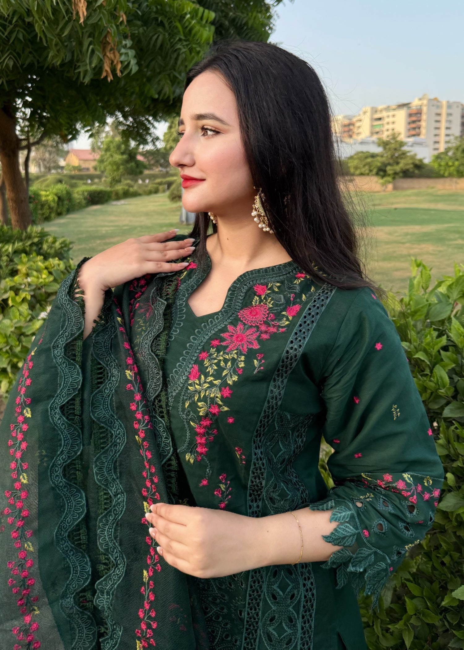 Suits By Sadia GREEN SERENITY Women 3pcs