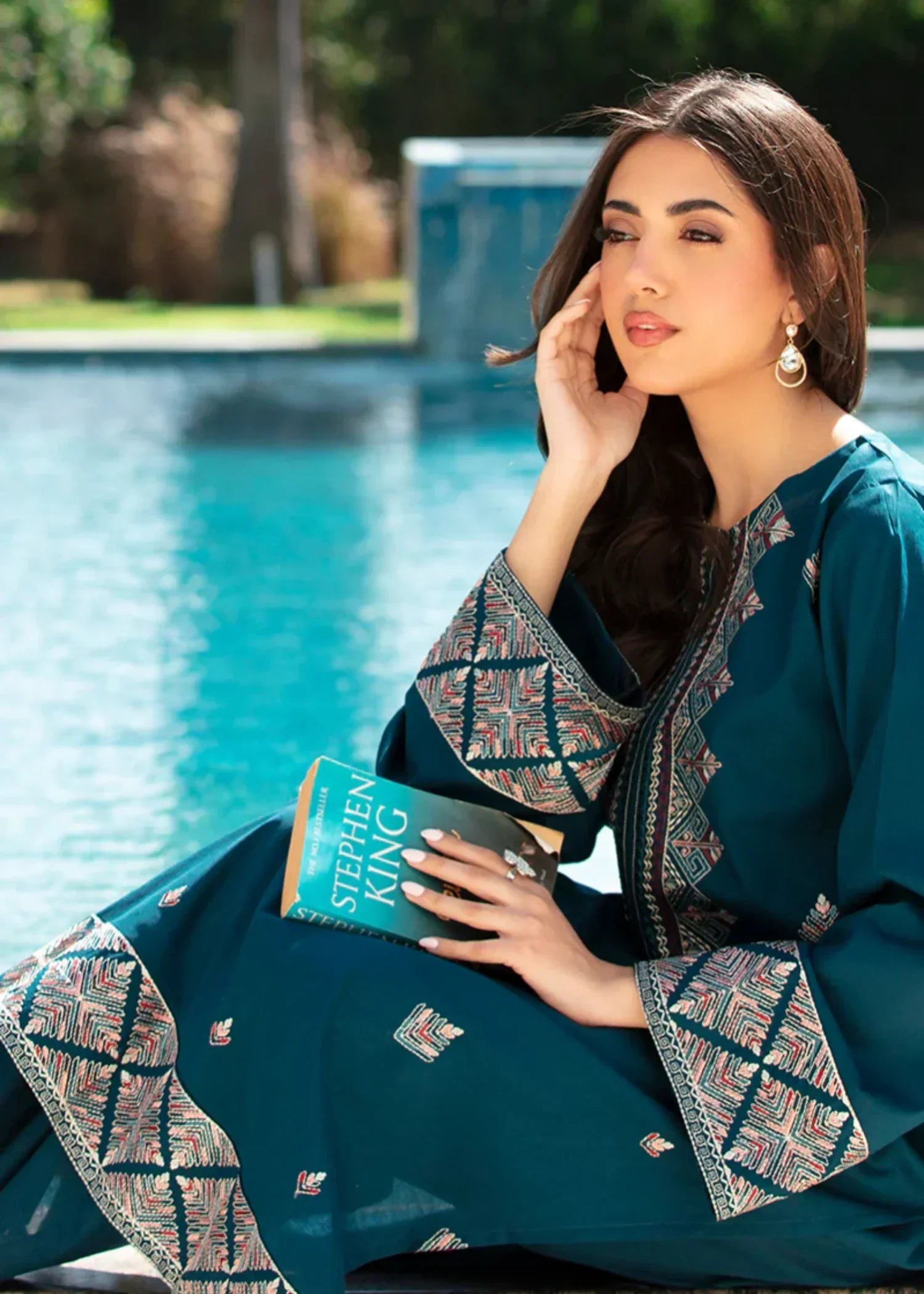 Shehroz Fashion TEHZEEB LAWN EMBROIDERY SUIT Women 2pcs