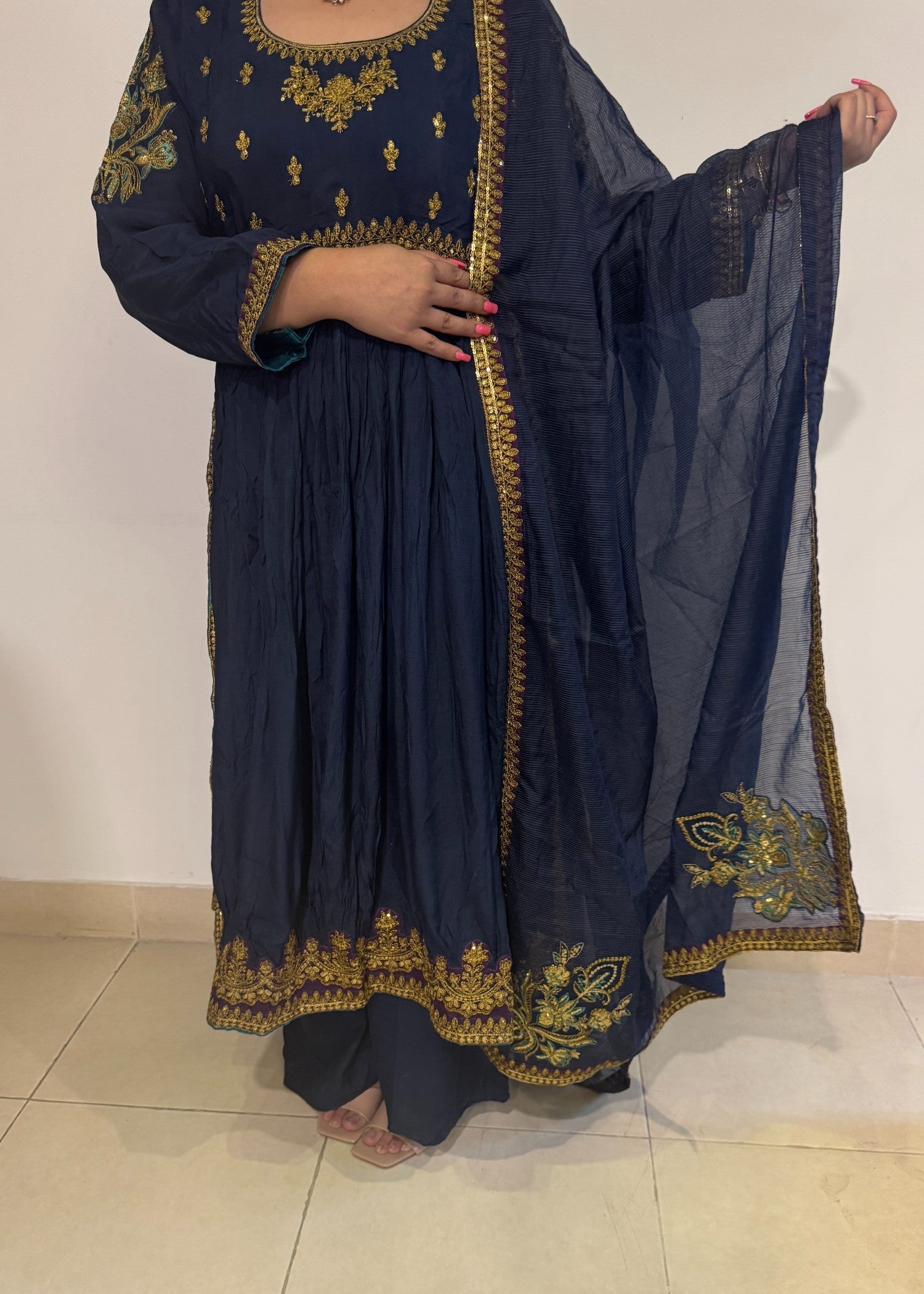 Fernazcouture Blue aura Women 3pcs