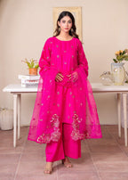 Preetpret Pink Flower Women 3pcs