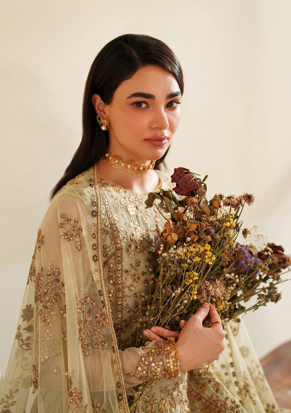 Bin Tayyab BT006542 CRM Women 3pcs