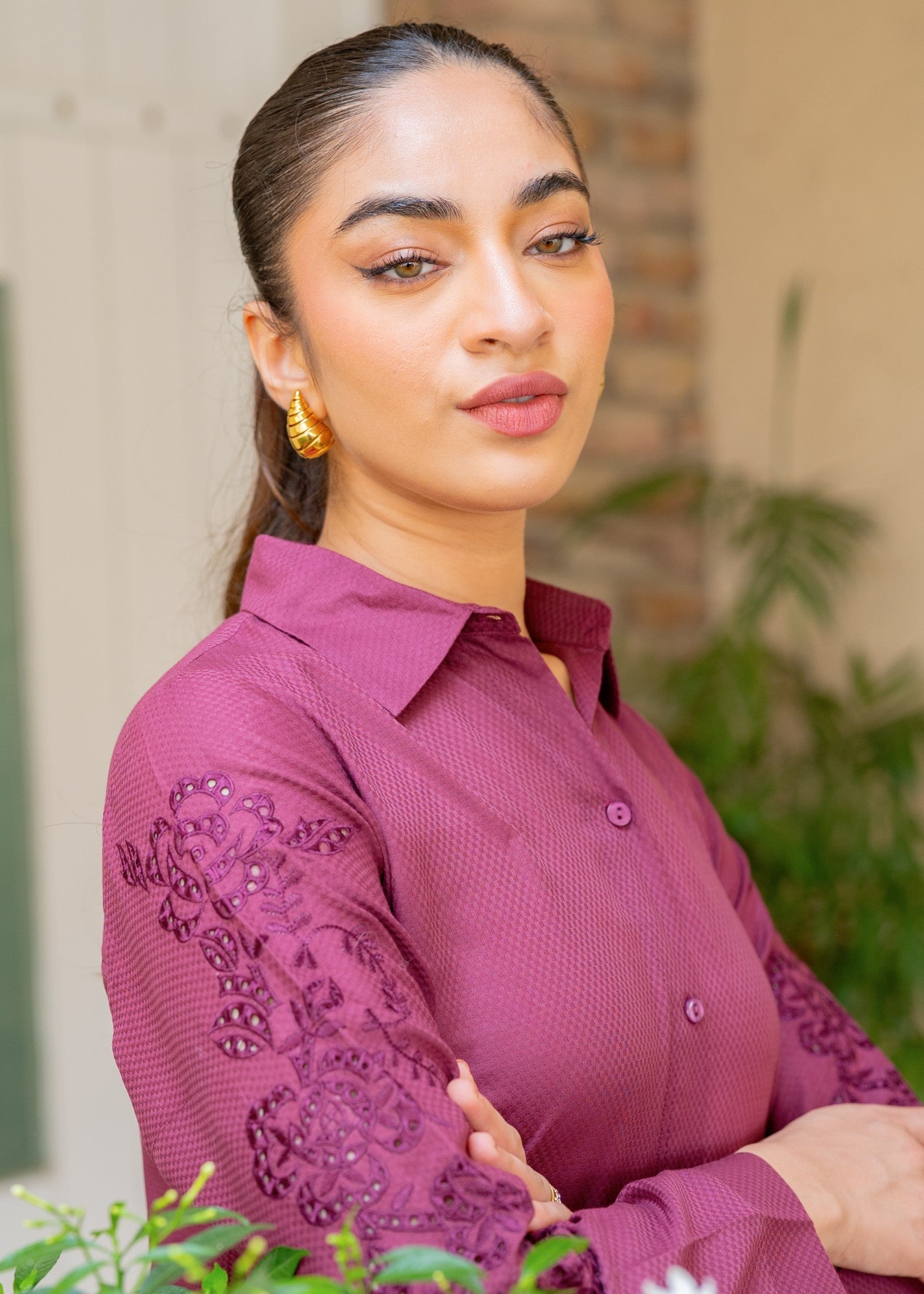 Sahar Mulberry Rose Women 2pcs