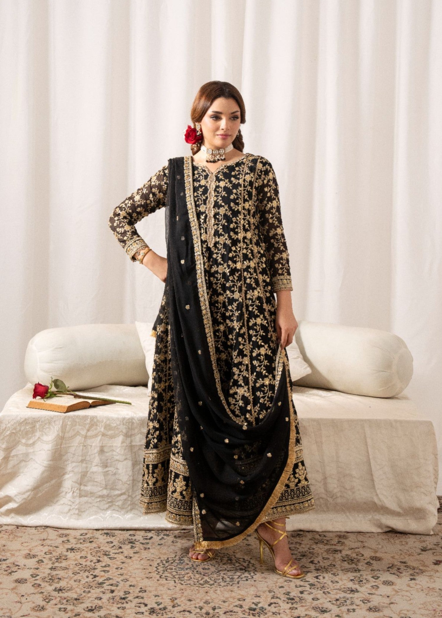 Al-Harir Apparel Rehana Black Women 3pcs