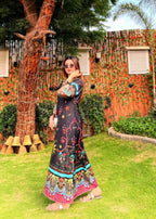 Mataish Black Midnight Kaftan Women 1pcs