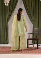 Pehnawa Fashion Silk Plazo Kurta Women 3pcs