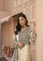 Midway Arts Molace Embroidered Linen Dress Women 2pcs